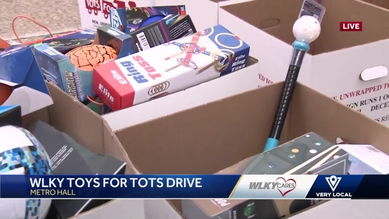 12hour Toys for Tots drive underway across Louisville YouTube