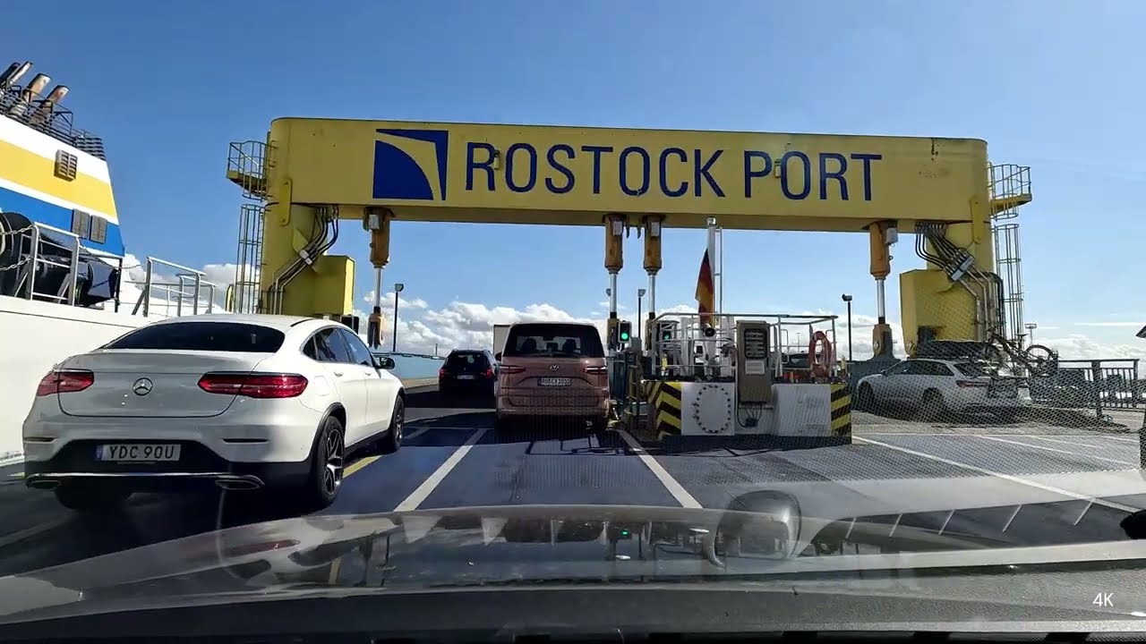 Prom BERLIN z Gedser do Rostock | 4K