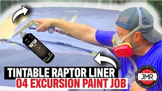 TINTABLE RAPTOR LINER: Painting Our Entire Truck with Amazing Results