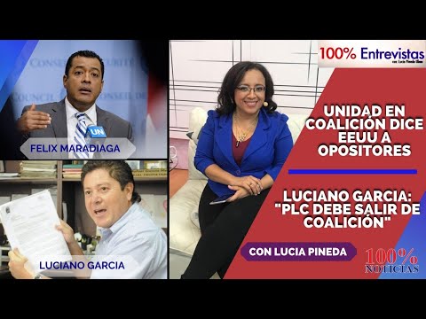 🔴🌎EEUU: Unidad en la Coalición/ Félix Maradiaga |  Sacar a cúpula del PLC sugiere Luciano García