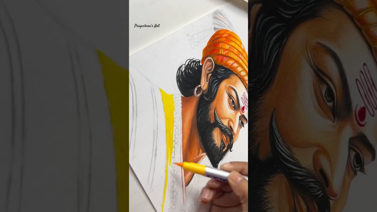Shivaji Maharaj Drawing, 