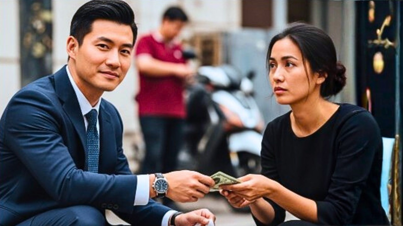 Magnate ayudó a una mendiga en la calle… pero nunca imaginó que en realidad era la persona más rica