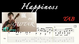 [TAB] ARASHI Medley / ARASHI on GUITAR - Happiness / Fingerstyle Guitar