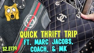 QUICK THRIFT TRIP FT. MARC JACOBS, COACH, & MK | GOODWILL HUNTING & HAUL S2.E139 screenshot 5