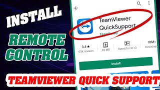 How to install TeamViewer QuickSupport | REMOTE CONTROL APP screenshot 5