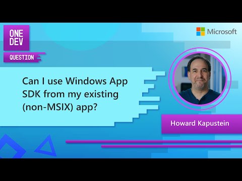 Can I use Windows App SDK from my existing (non-MSIX) app?