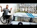 WHEELCHAIR ON A BUS? - how to use public transportation vlog