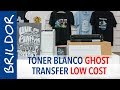 Tóner BLANCO LOW COST con GHOST WHITE TONER