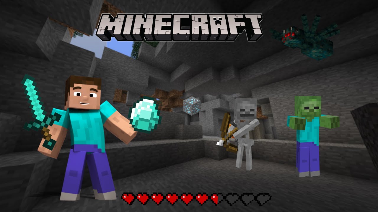 LET FIND SOME DIAMONDS IN DANGER CAVE | MINECRAFT GAMEPLAY #2 - YouTube