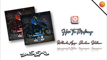 How to Make it New Style Trending WhatsApp Status Video Edit For KineMaster | MV Creation Tamil