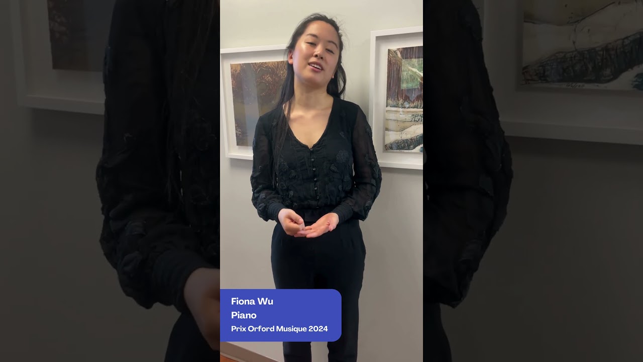 Fiona Wu - Prix Orford Musique 2024