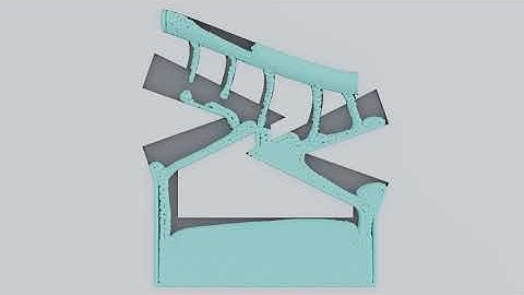 Particle Simulation #54 : Move Like Fluid Simulation