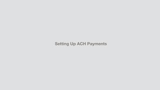 ACH Payments