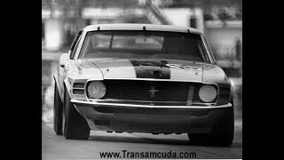 1970 SCCA Watkins Glen Trans Am; Parnelli Jones Bud Moore Boss 302 Mustang; Mark Donohue Javelin