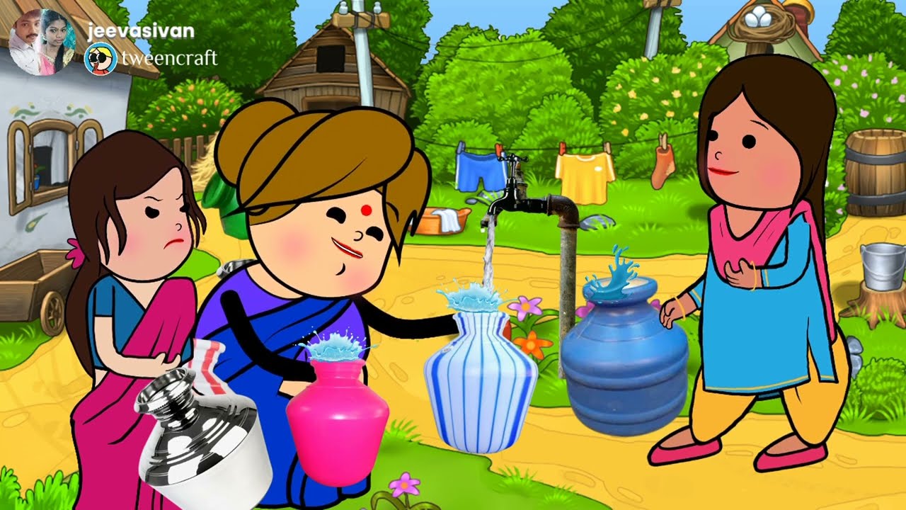 part-558 ஏவா என் குடத்த தூக்கிட்டு போனது |குழயாடி சண்டை @jeevasivan#village#thoothukudislang #comedy