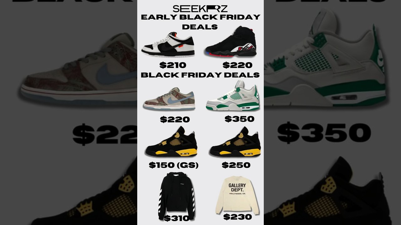 Black Friday & Cyber Monday Deals coming in hot 🔥 Deals & steals from authentic stores