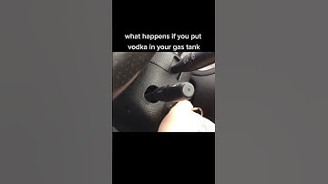 What Happens If You Put Vodka In Your gas tank 😱