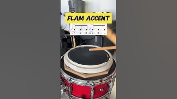 How to play a FLAM ACCENT! #drums #drummer #shorts