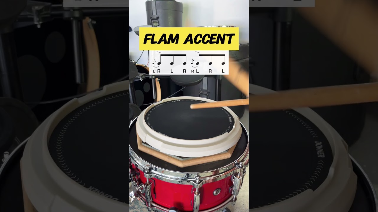How to play a FLAM ACCENT! 