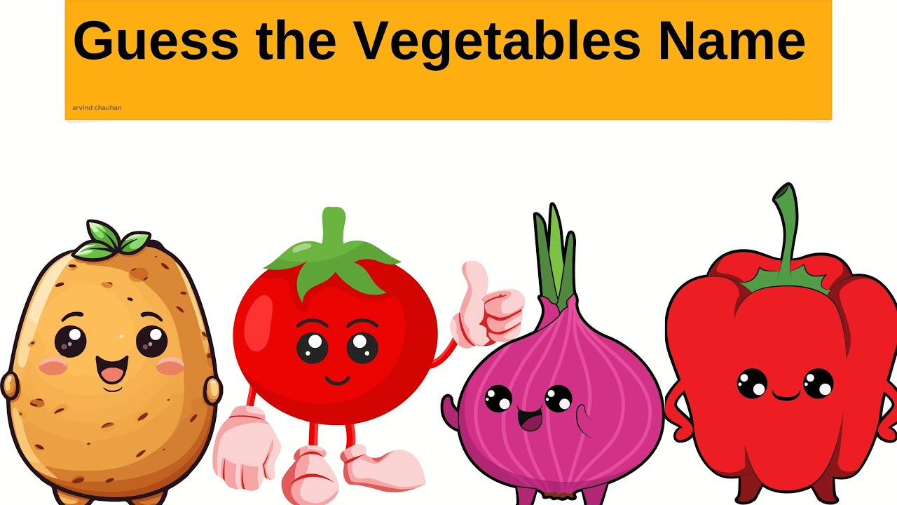 Guess the Vegetable name || Cartoon Vegetable name in english || Cartoon Vegetable song ||