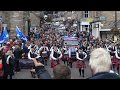 Pitlochry Highland Games Pipes and Drums Parade