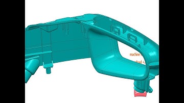 MFA2 handle frame injection mold-industrial 3D model: machine-world.net P726