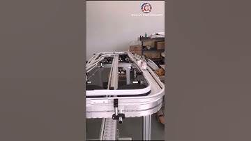 Flexible customized conveyor bottle feeding conveyor line testing video