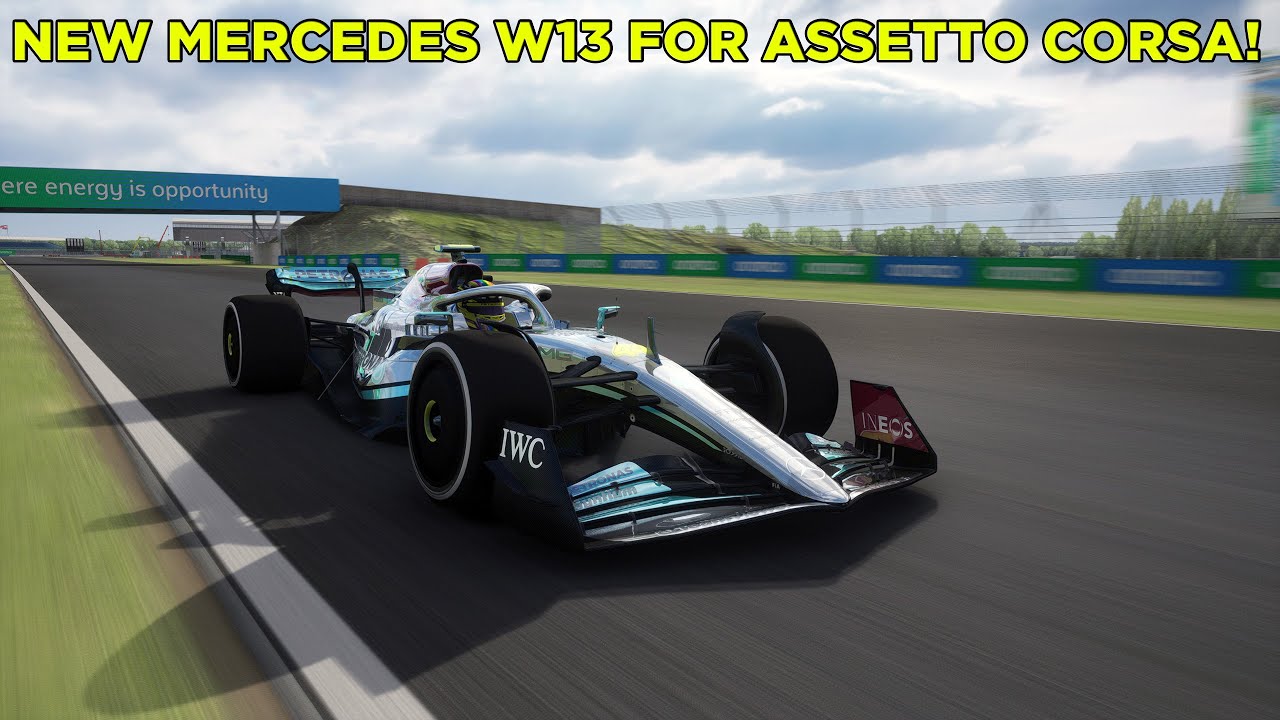 New Mercedes W13 for Assetto Corsa - YouTube