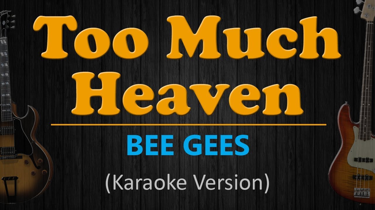 Bee Gees To Love Somebody Karaoke Version Youtube