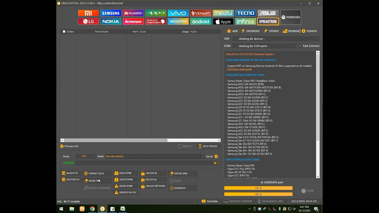 Itel A48 L6006 frp Lock Remove Unlock Tool 100% done 2025