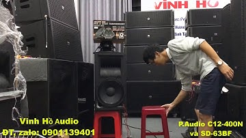 P.Audio Line Array 30, C12-400N và Treble Sd-63Bf rất Hay, Trong Trẻo, Sạch Tiếng, Âm thanh chuẩn.
