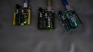 Arduino UNO R3（互換機含む）３台でLチカ