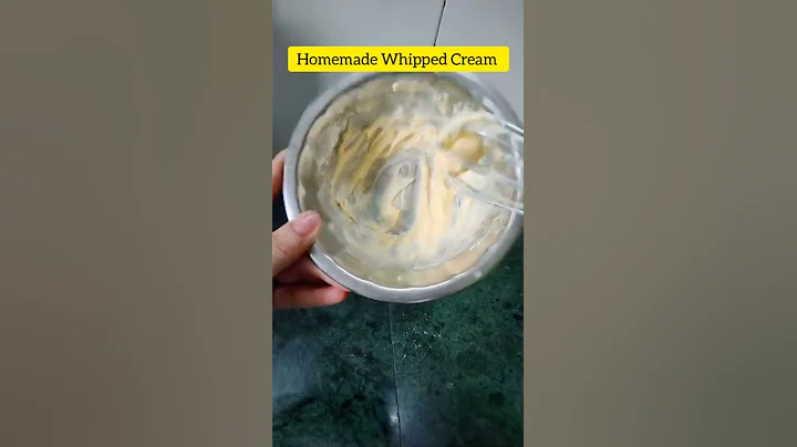 Homemade Whipped Cream By Hand Whisk #shorts #whippedcream #cream - DayDayNews