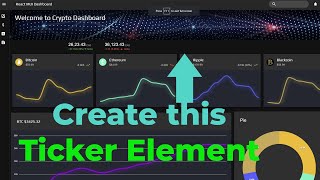 How to Build a Stock Exchange Ticker Element using Material UI by Grepsoft 350 views 1 year ago 23 minutes