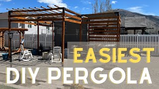 Here is the modern pergola i built for my backyard! used toja grid
system and it worked great! simple to put gather very customizable.
note: the...