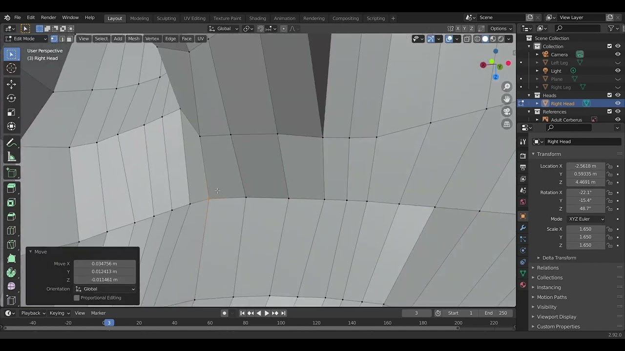 3D Chibi Cerberus (Hades) Part 8