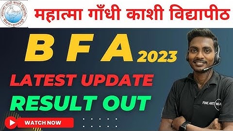 MGKVP 2023 BFA How to check result #mgkvp #entrance #bfa #bhu #2023 #share #exam #onlineclasses