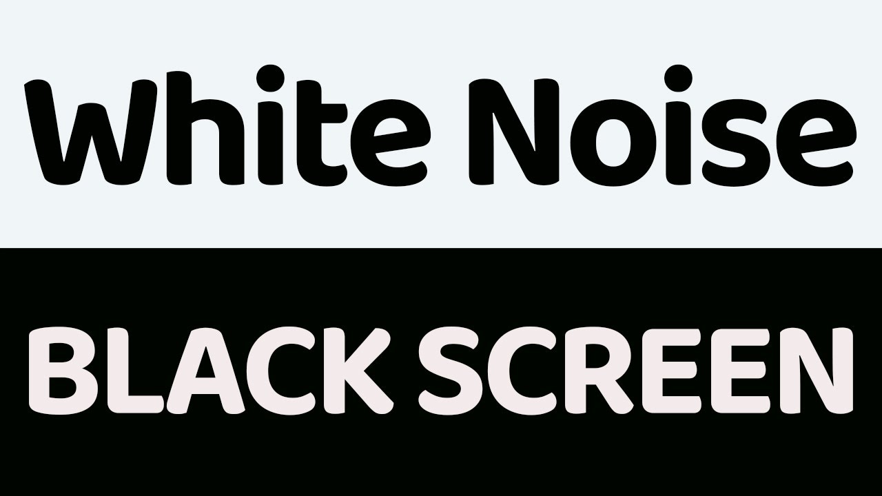 Deep Sleep Sound White Noise  Black Screen for Sleeping or Focus | White Noise  for Sleep Relaxation
