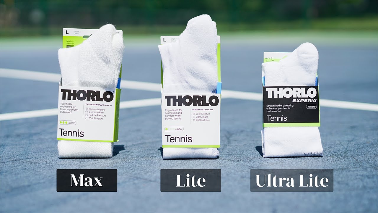 Comparing 3 Thorlo Tennis Socks [HeadtoHead Review & Test] YouTube
