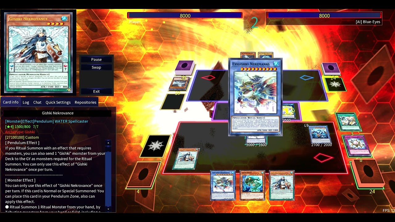 [EDOPro Custom Cards] Gishki Custom Support (feat. Nekroz)