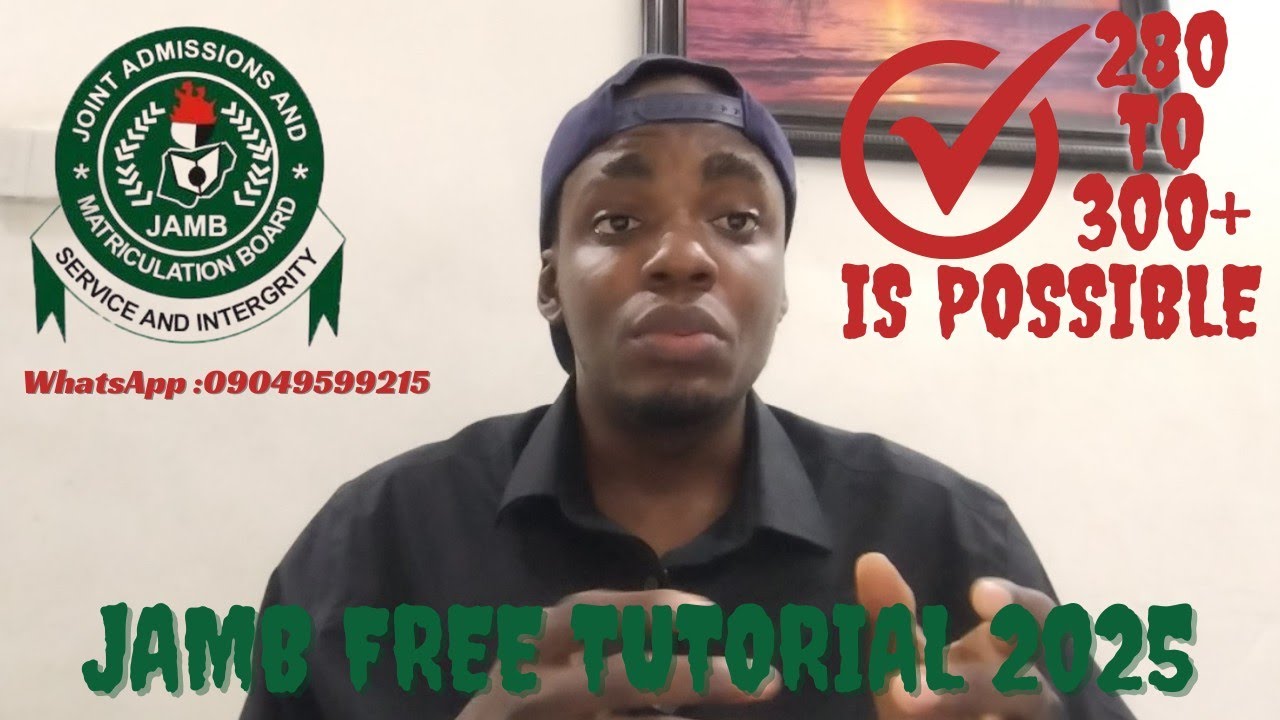 JAMB 2025 Free Tutorial