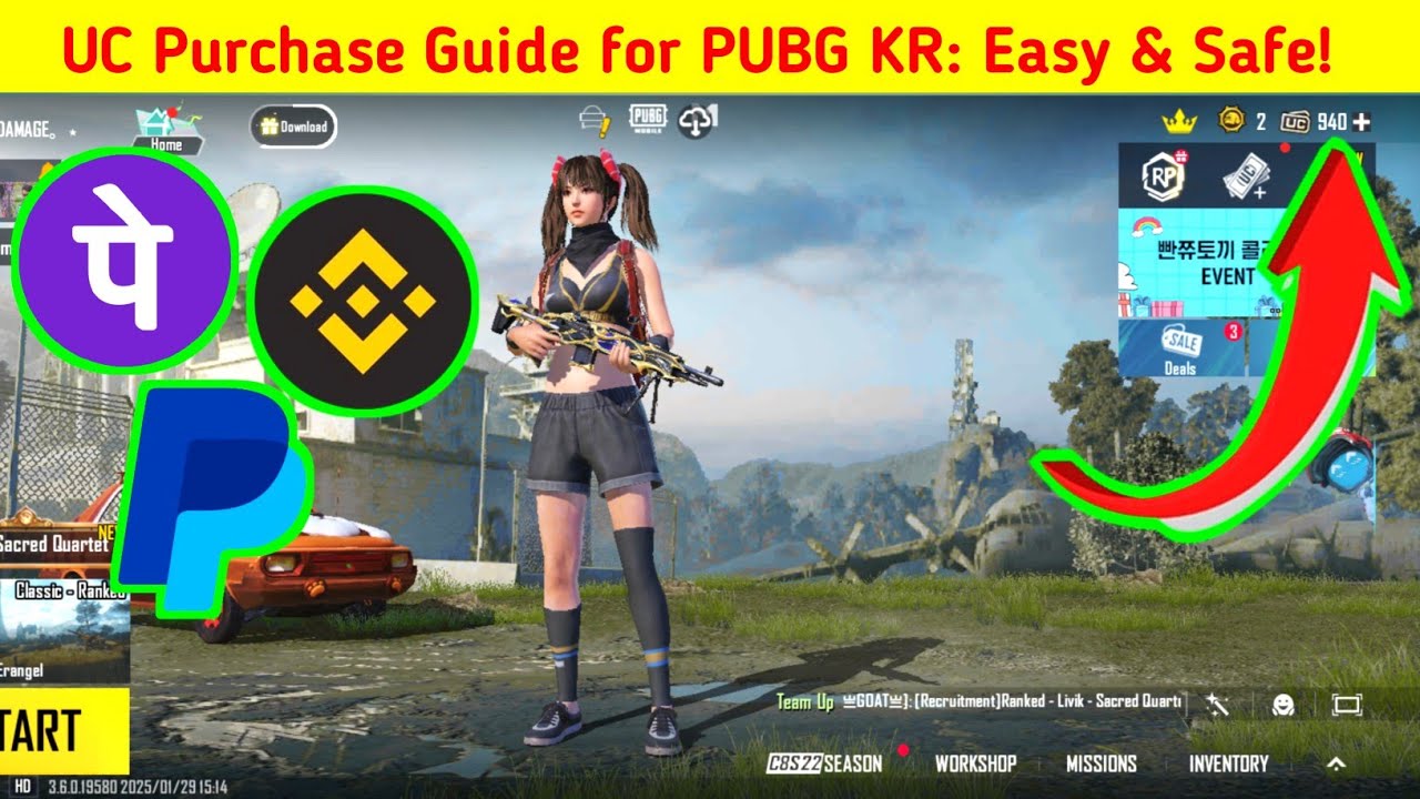 How to Buy UC in PUBG KR – Step-by-Step Guide - YouTube