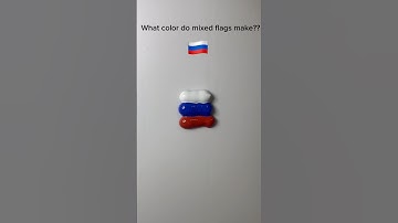 What color do mixed flags make? (Part 1) #colors #relaxing #mix #satisfying #asmr #relax