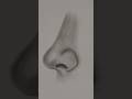 nose drawing easy short#shorts #drawing #art #sketch #nose #pencilportrsit