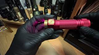 Emisar D4K with 4x Nichia E17A Azure LEDs