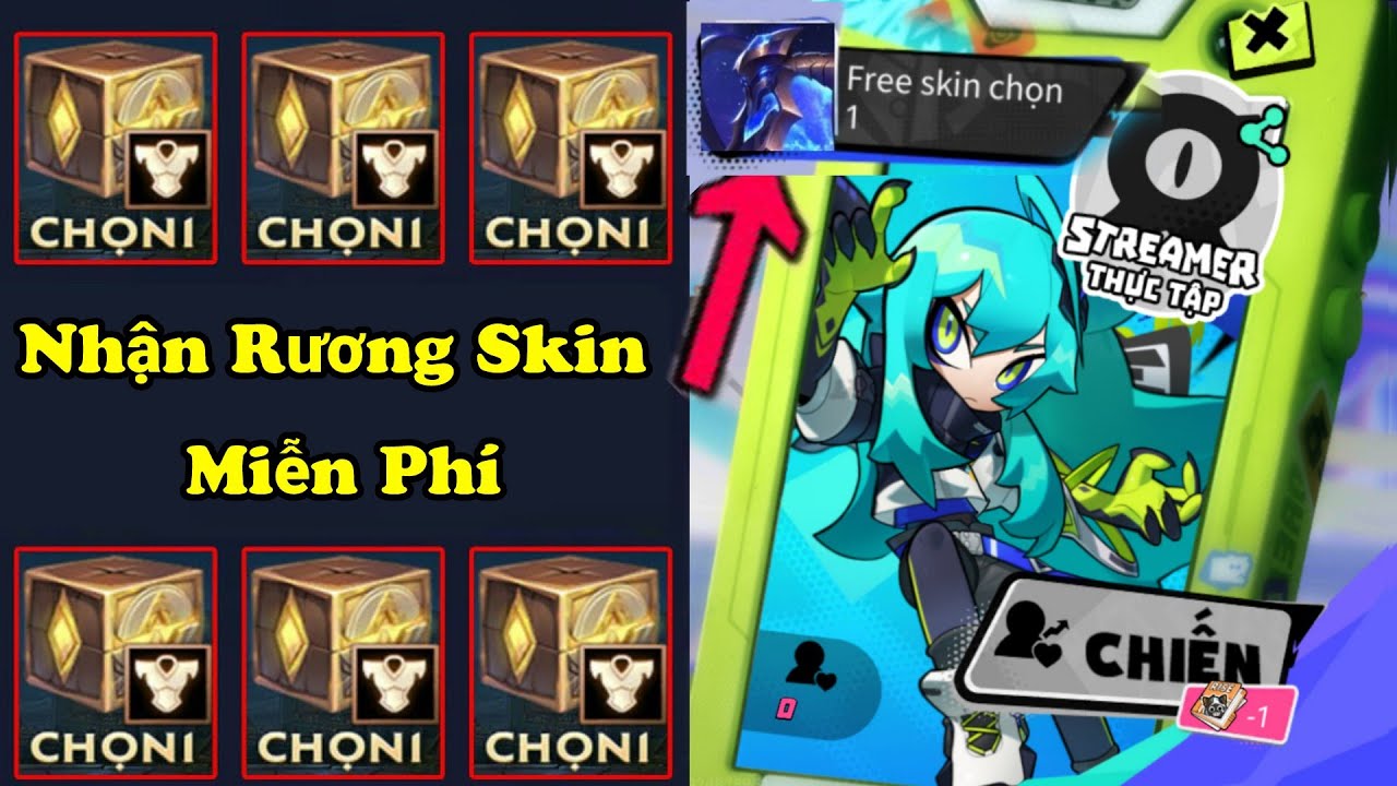 Liên Quân | Nhận FREE Rương Skin Chọn 1 Sự Kiện Zata Đại Chiến Streamer – Cách Chia Sẻ Và Nhận Thẻ