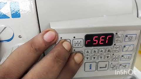 How Do Easily Reset JUKI DDL-900A-S.