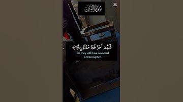 سورة التين و سورة العلق بصوت جميل جدا
