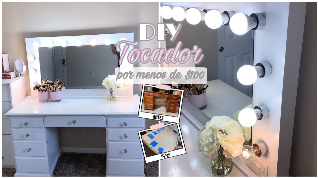 DIY TOCADOR DE MAQUILLAJE MUY ECONOMICO / DIY MAKEUP VANITY YouTube
