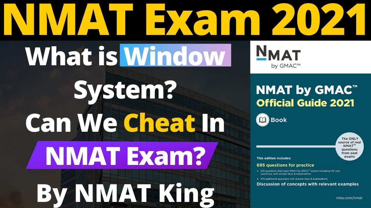 NMAT Window System NMAT Exam 2021 YouTube